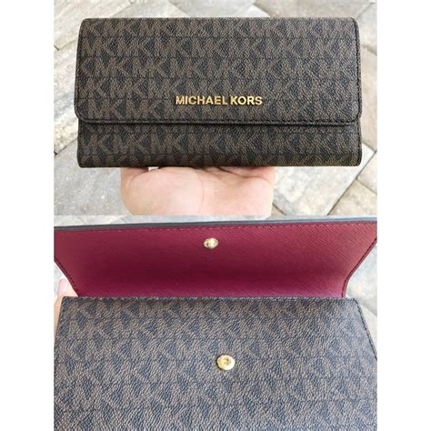 michael kors brown mulberry wallet|Michael Kors Brown Wallets and Wristlets .